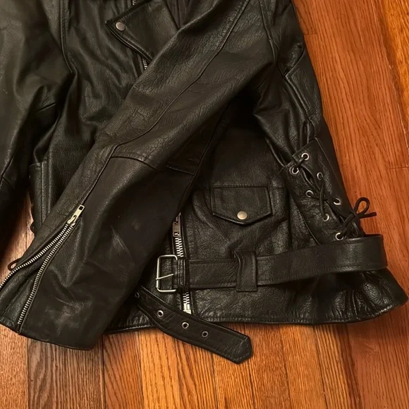 80’s London Leatherwear Vintage Genuine Leather Jacket - Picture 7 of 15